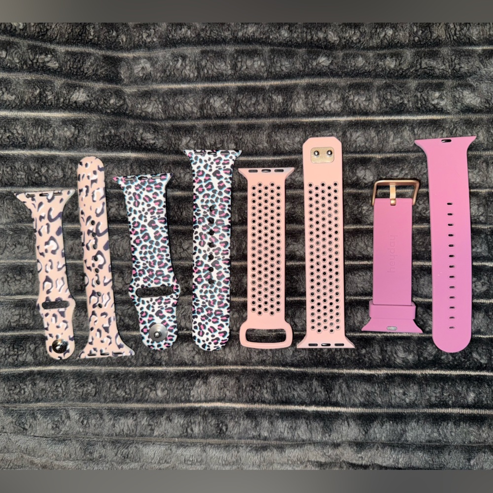 Four Apple Watch bands